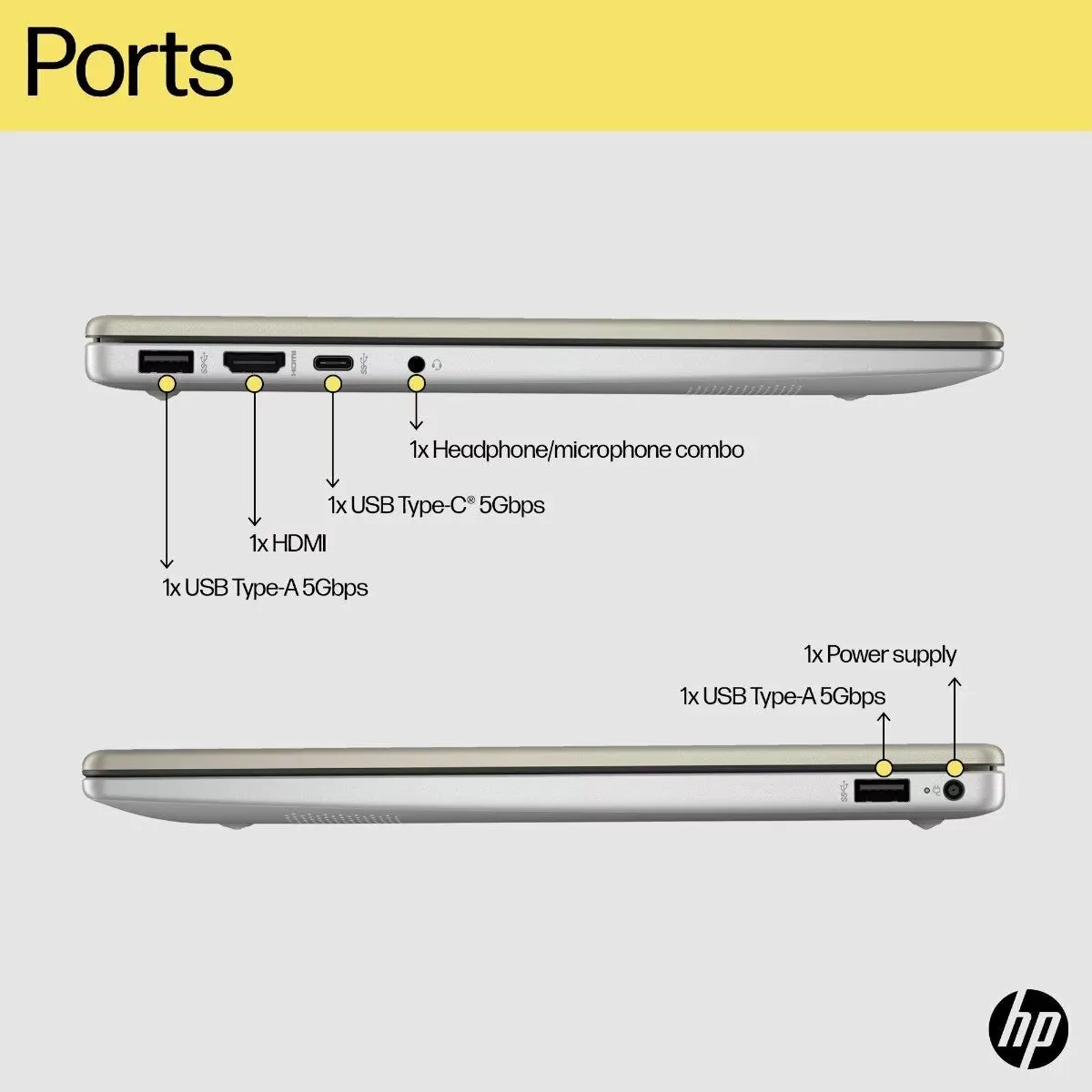HP 14 Inch Laptop - Intel® Core™ i3 [14-EP0135TU/15-EP0136TU]