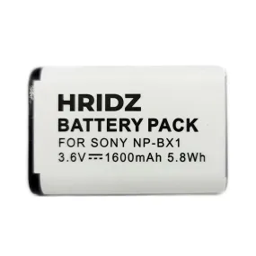 Hridz 1600mAh NP-BX1 Rechargeable Li-ion Battery for Sony RX100 Series