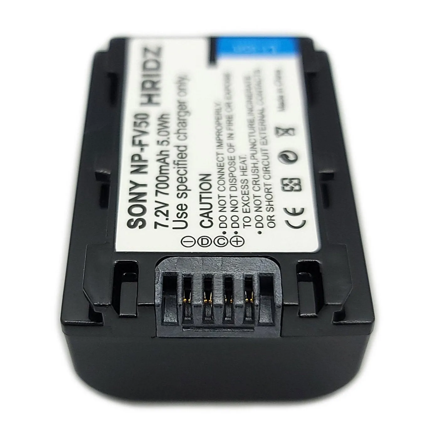 Hridz NP-FV50 Battery for Sony FV50 FV60 FV70 HDR-XR150 XR160 XR260V XR350 XR550