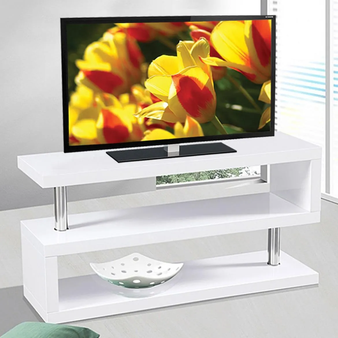 IFDC Meuble pour téléviseur avec support IF 5015-W