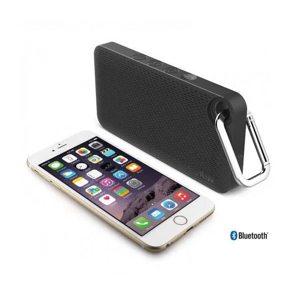 iLuv Audio Mini 6 Compact Bluetooth Speaker Black-0B7J
