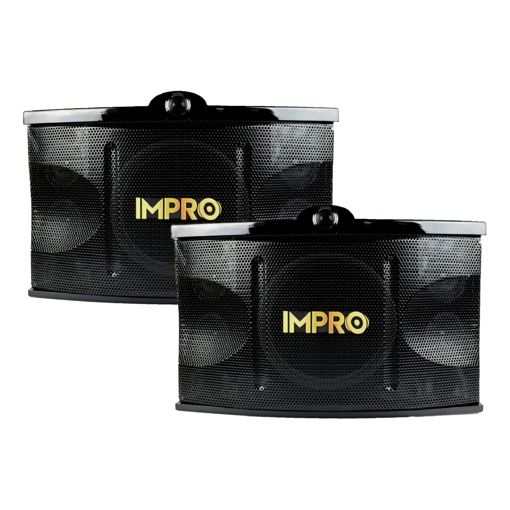 ImPro Epic Party Bundle 1 with Mixing Amplifier, Speakers, Microphones, and Accessories (5 Items)