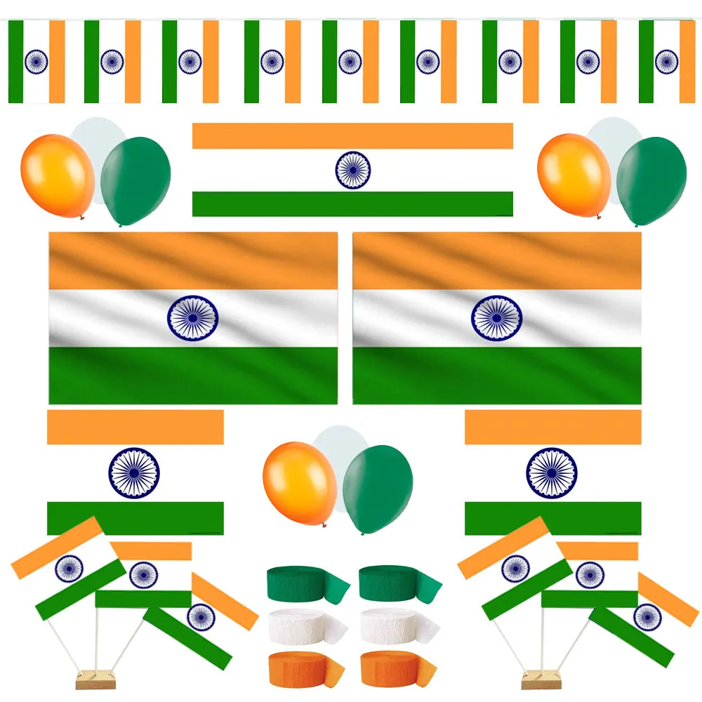 India Flag Decoration Pack