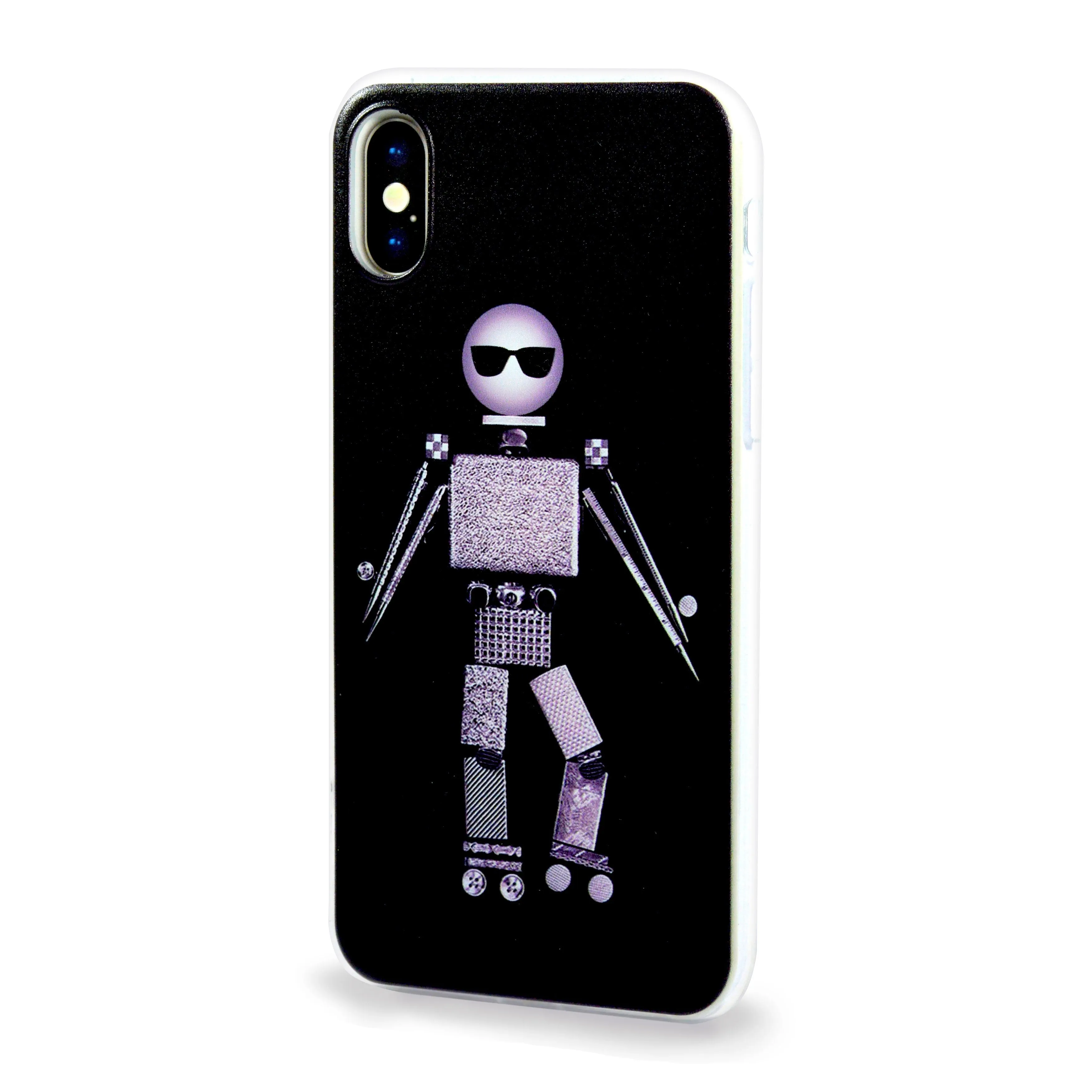 iOrigin iPhone X Cases Flexible Soft TPU Back Cover (Cool Robot)