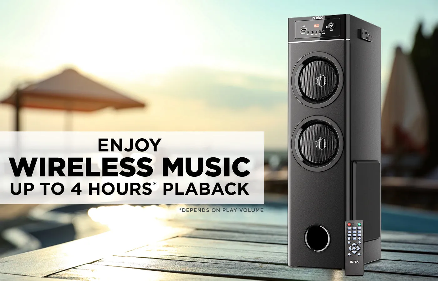 IT Batt 9000 90W Tower Speaker