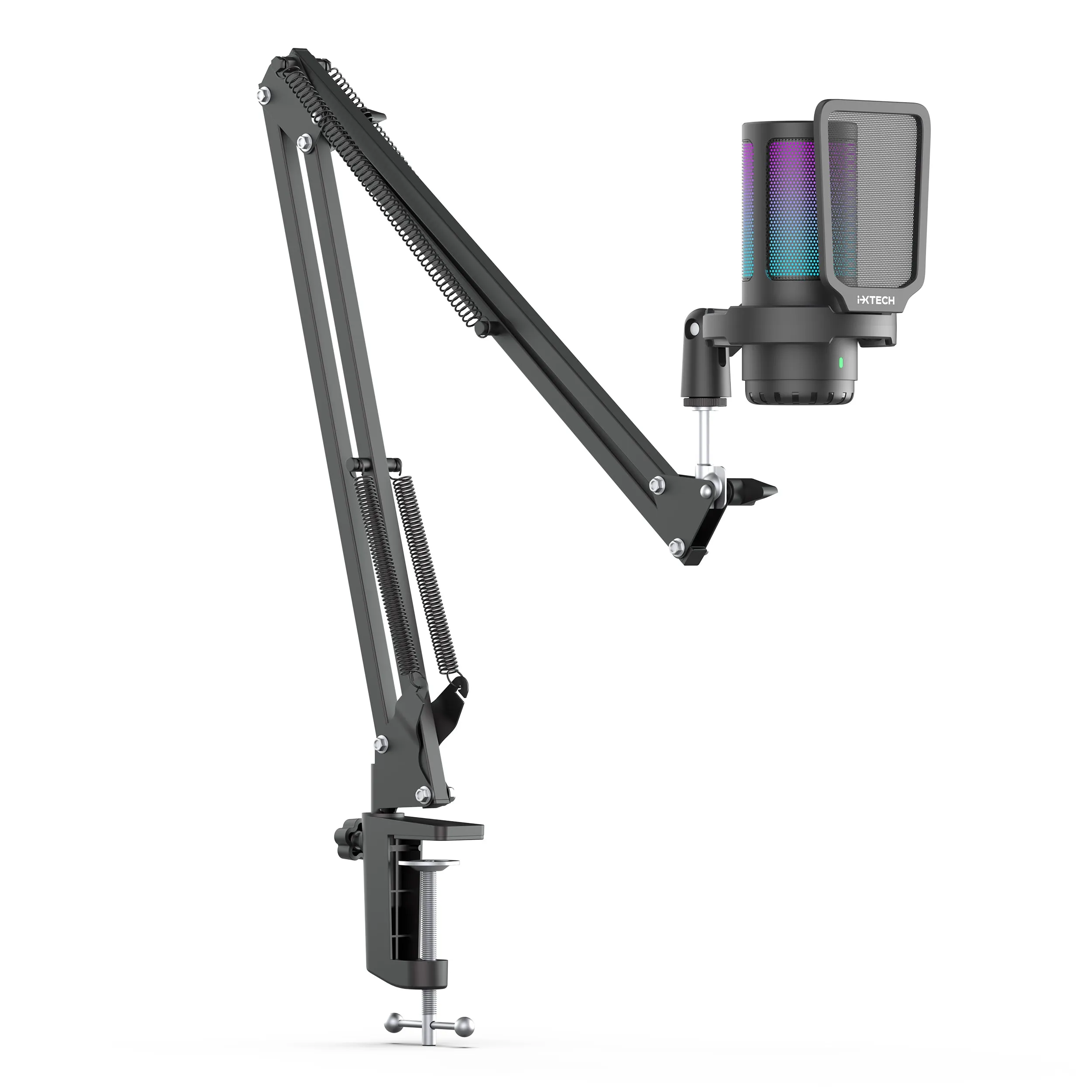 IX-MIC04 Gaming Microphone for Streaming Podcasting Recording with Boom Arm