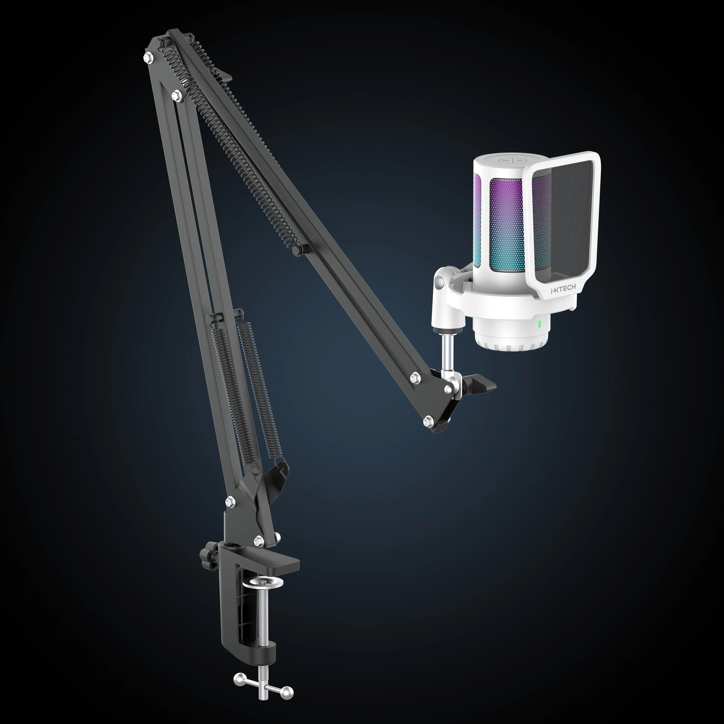 IX-MIC04 Gaming Microphone for Streaming Podcasting Recording with Boom Arm