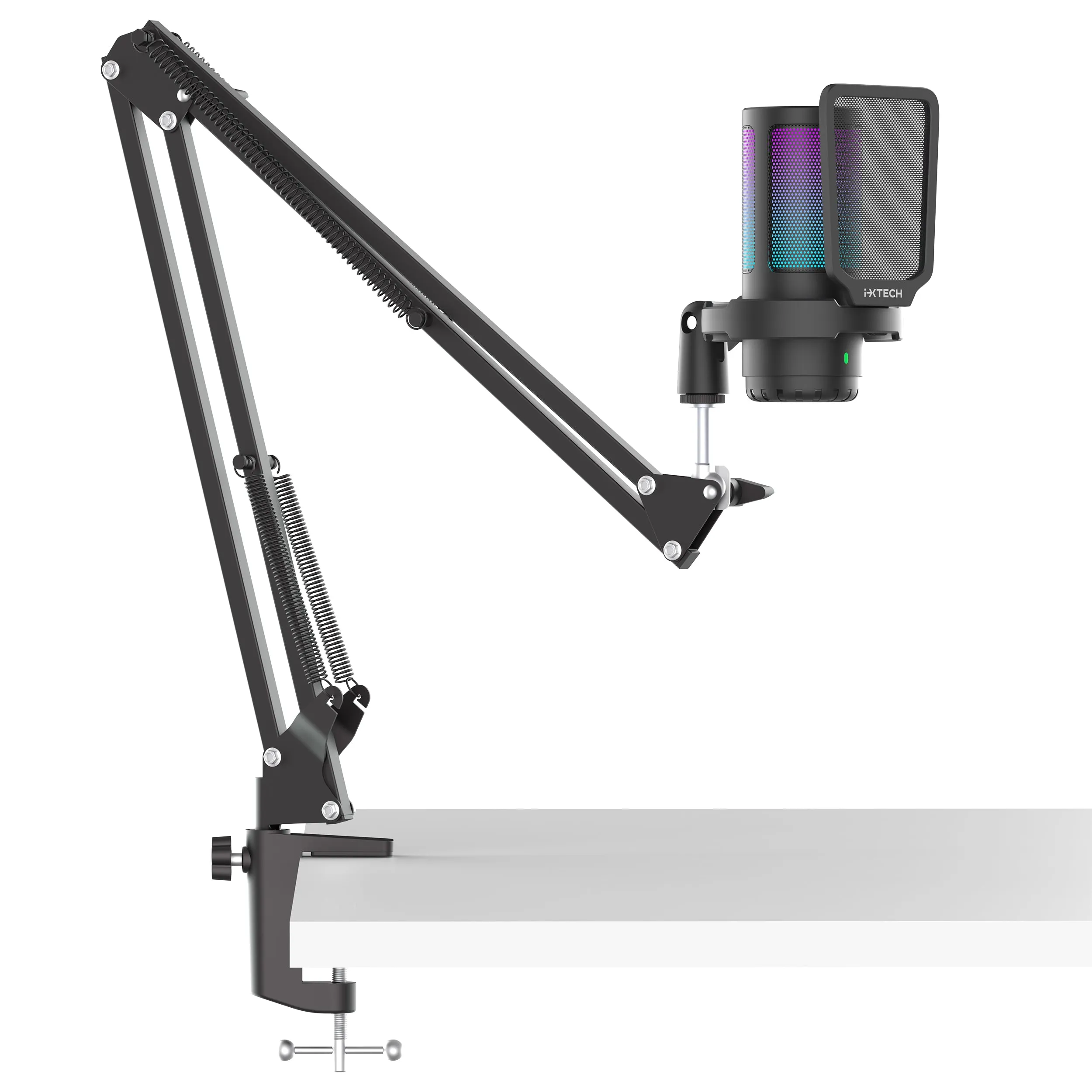 IX-MIC04 Gaming Microphone for Streaming Podcasting Recording with Boom Arm