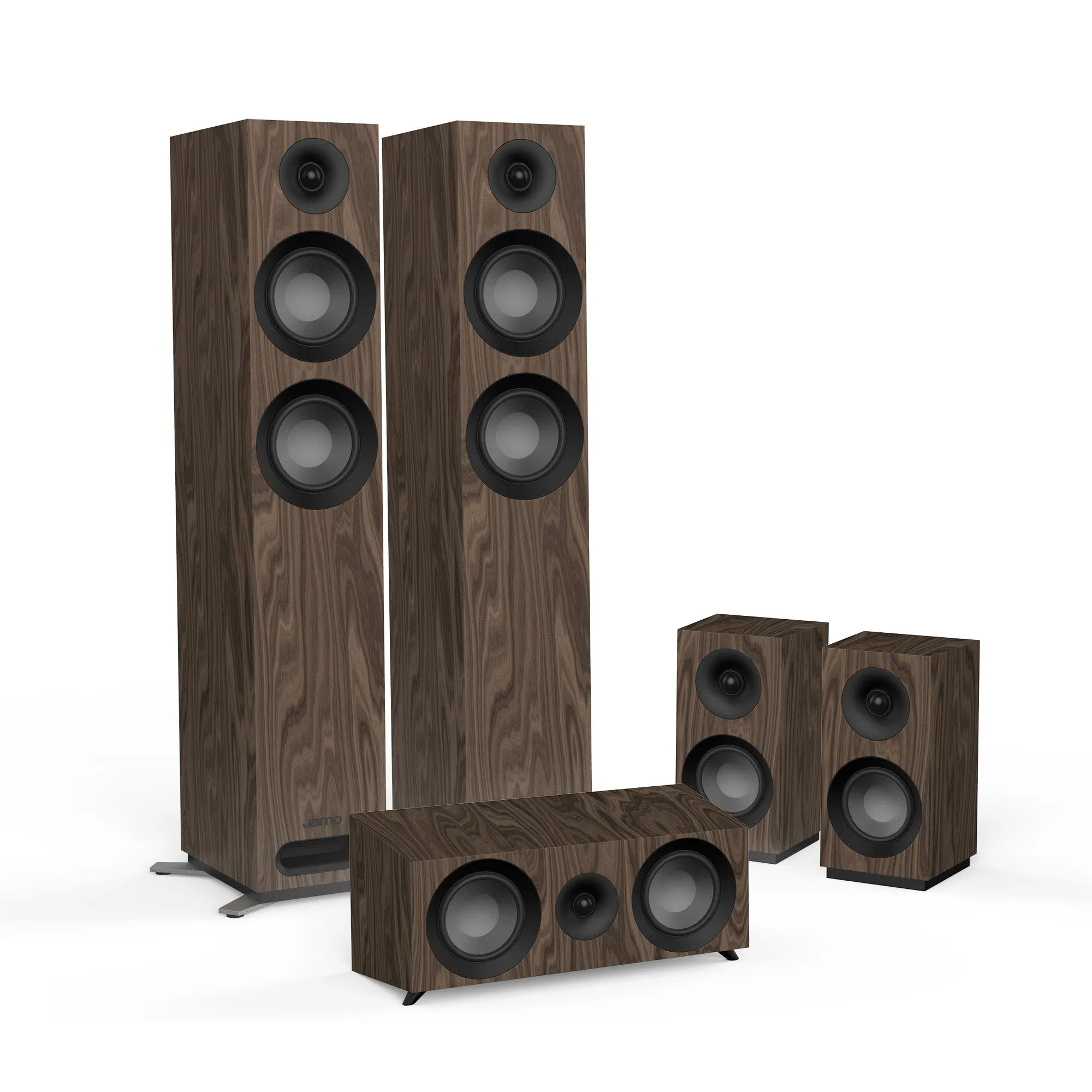 Jamo S 807 HCS, 5.0 namų kino garsiakalbių sistema (įvairių spalvų)