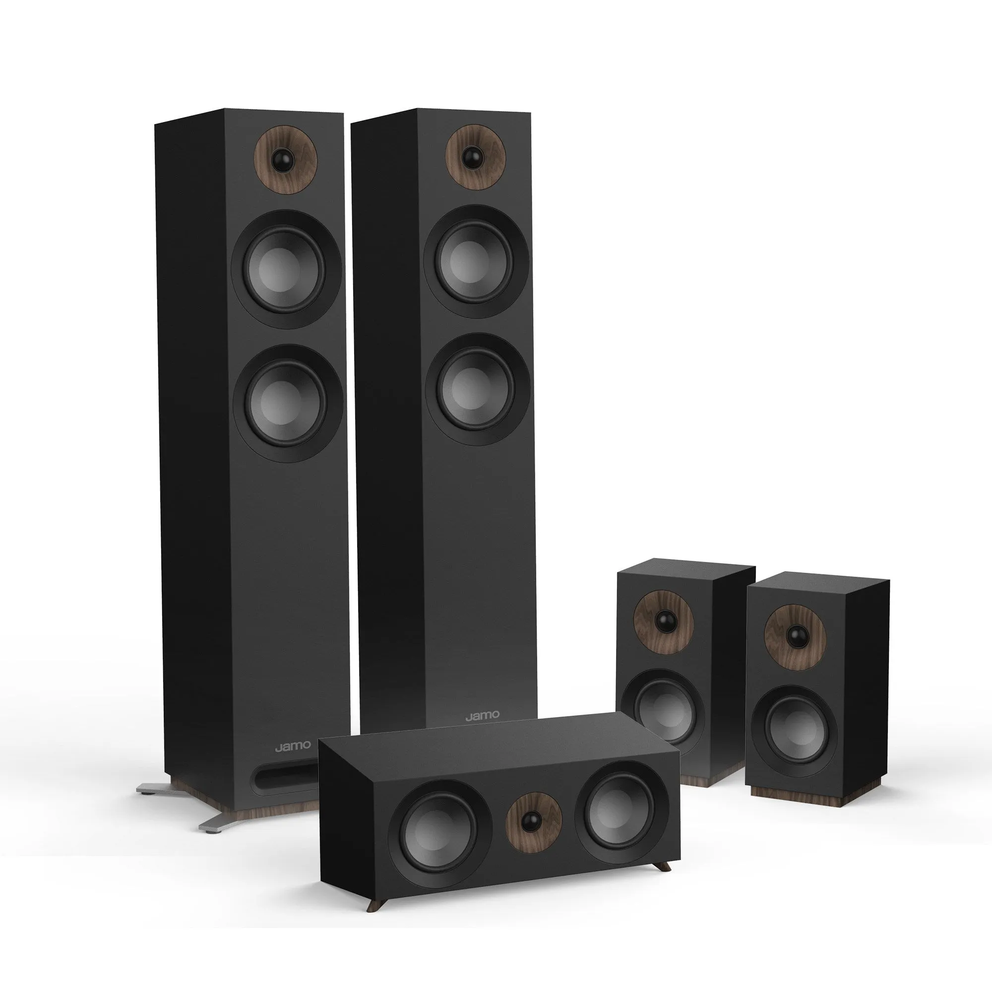 Jamo S 807 HCS, 5.0 namų kino garsiakalbių sistema (įvairių spalvų)