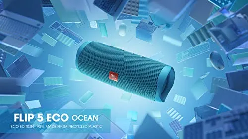 JBL Flip 5 Portable Waterproof Wireless Bluetooth Speaker with up to 12 Hours of Battery Life - Black