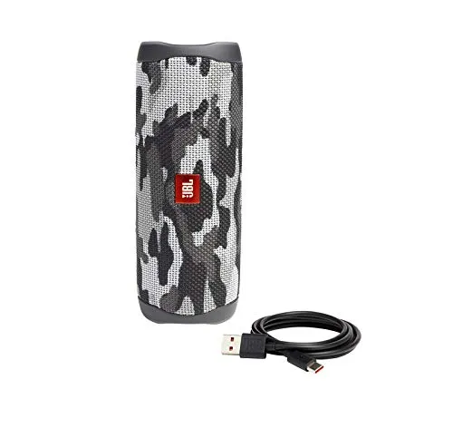 JBL Flip 5 Portable Waterproof Wireless Bluetooth Speaker with up to 12 Hours of Battery Life - Black