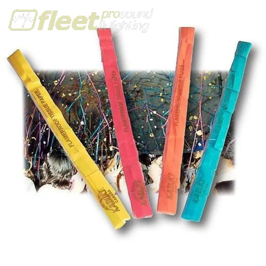 Kabuki Flameproof, Lightweight & Slow Falling Confetti - Speed Load - Yellow