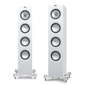 KEF OPEN BOX Q550 Floorstanding Speaker - Each - White-Good Condition