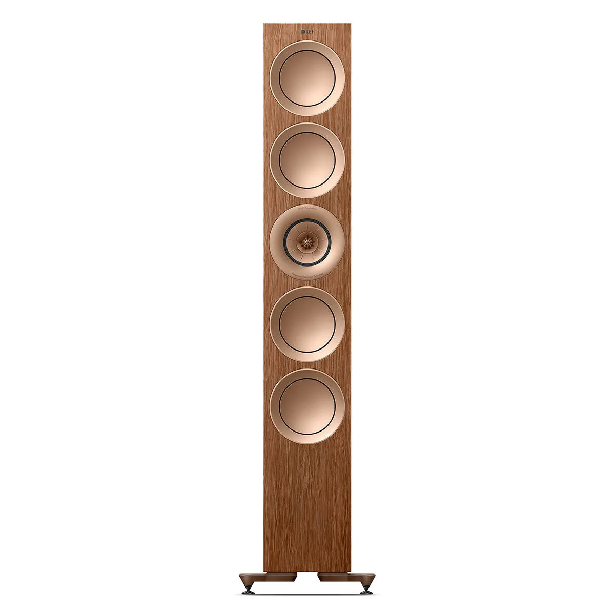 KEF OPEN BOX R11 Meta Tower Speaker - Walnut - Each - Good Condition