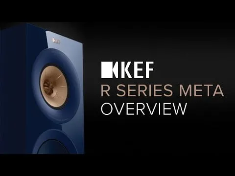 KEF OPEN BOX R11 Meta Tower Speaker - Walnut - Each - Good Condition