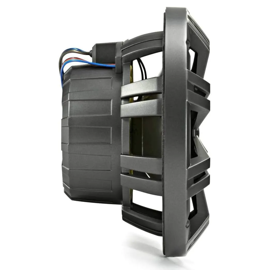 KICKER Pair 45KM84L 8" 600 Watt Marine Boat Waterproof Speakers w/LED's KM8  (Refurbished)