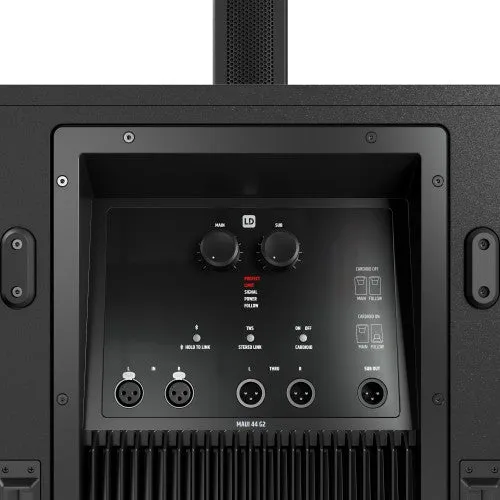 LD Systems MAUI 44 G2 Cardioid Powered Column Loudspeaker (Black)