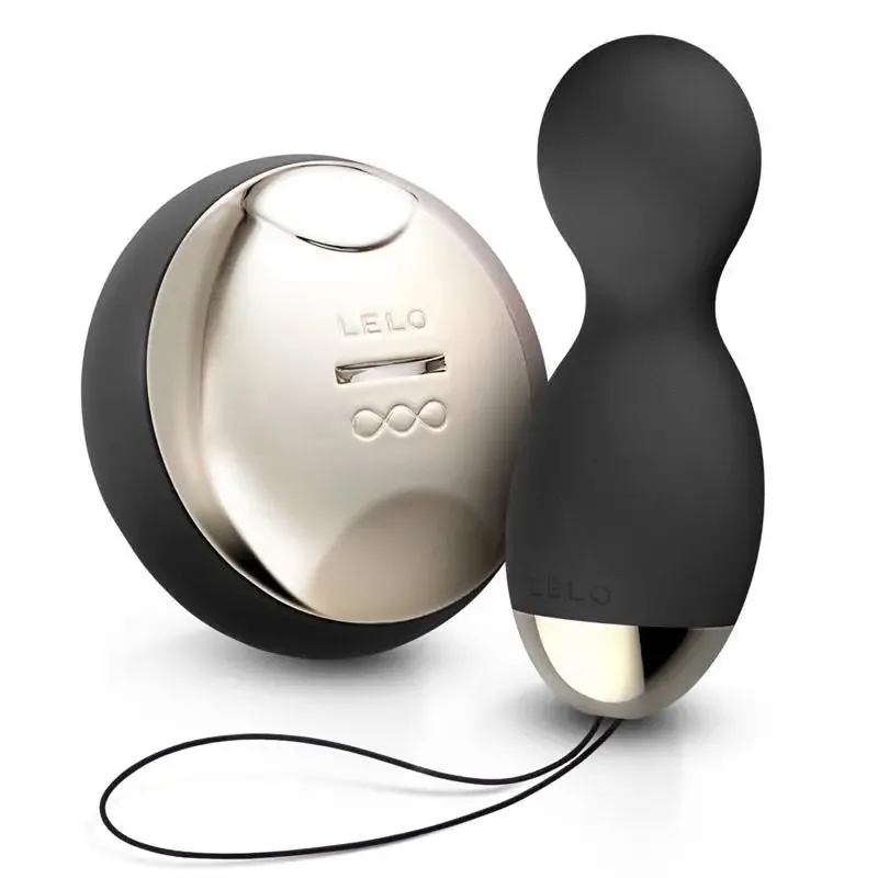 Lelo Black Rechargeable Vibrating Orgasm Ball with Remote for Her
