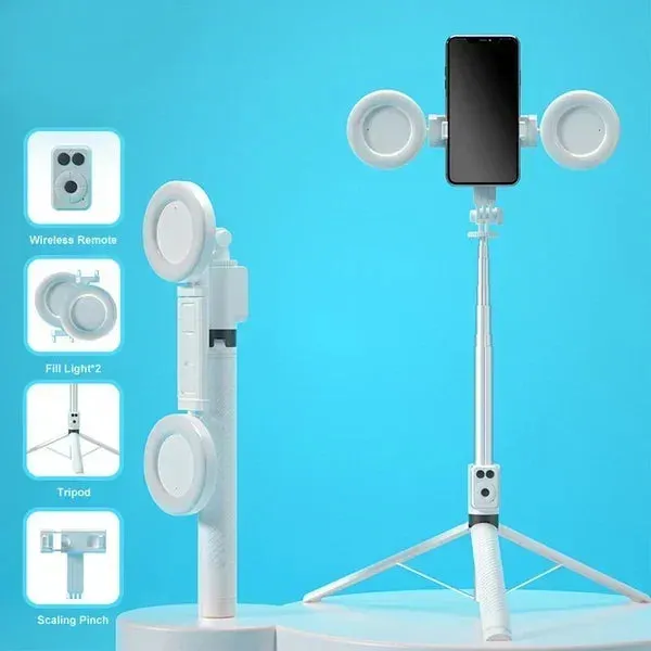 LitPro™ 6-in-1 Selfie Stick