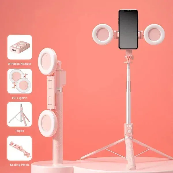 LitPro™ 6-in-1 Selfie Stick