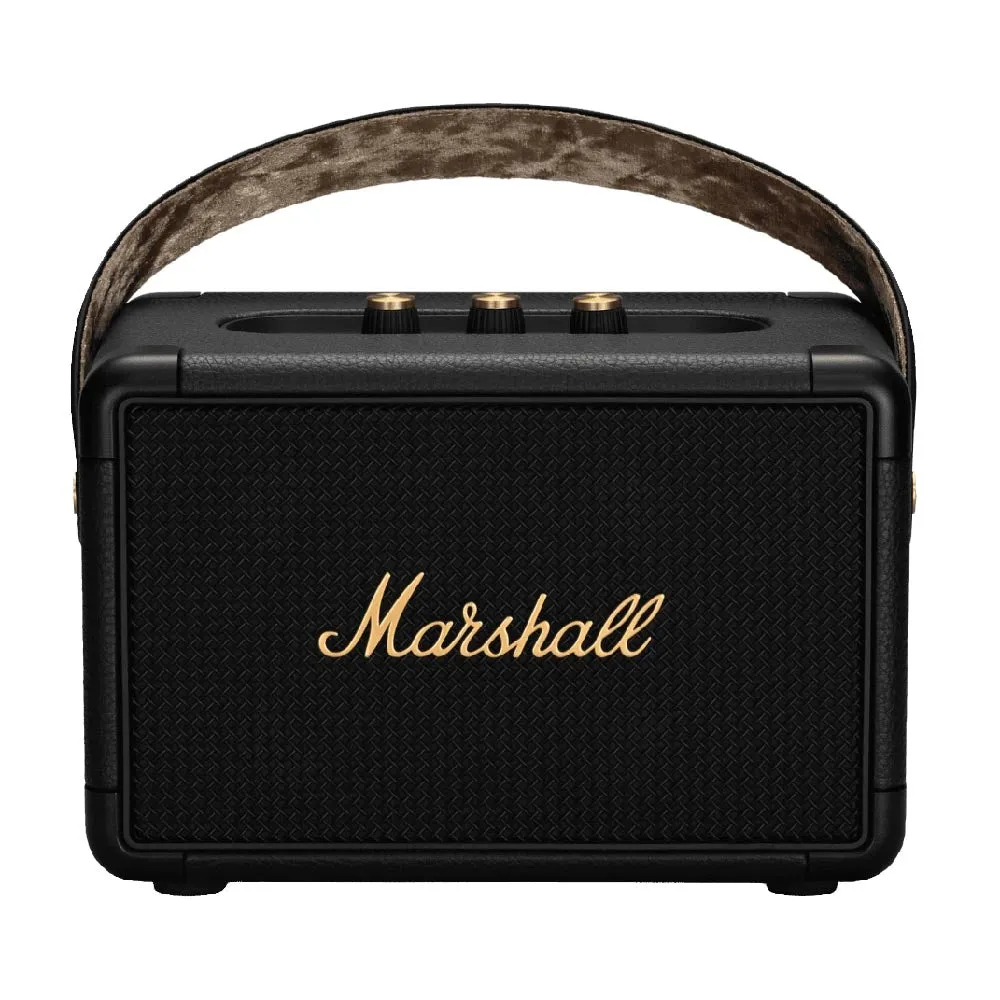 Marshall Kilburn II Portable Wireless Speaker, Black and Brass