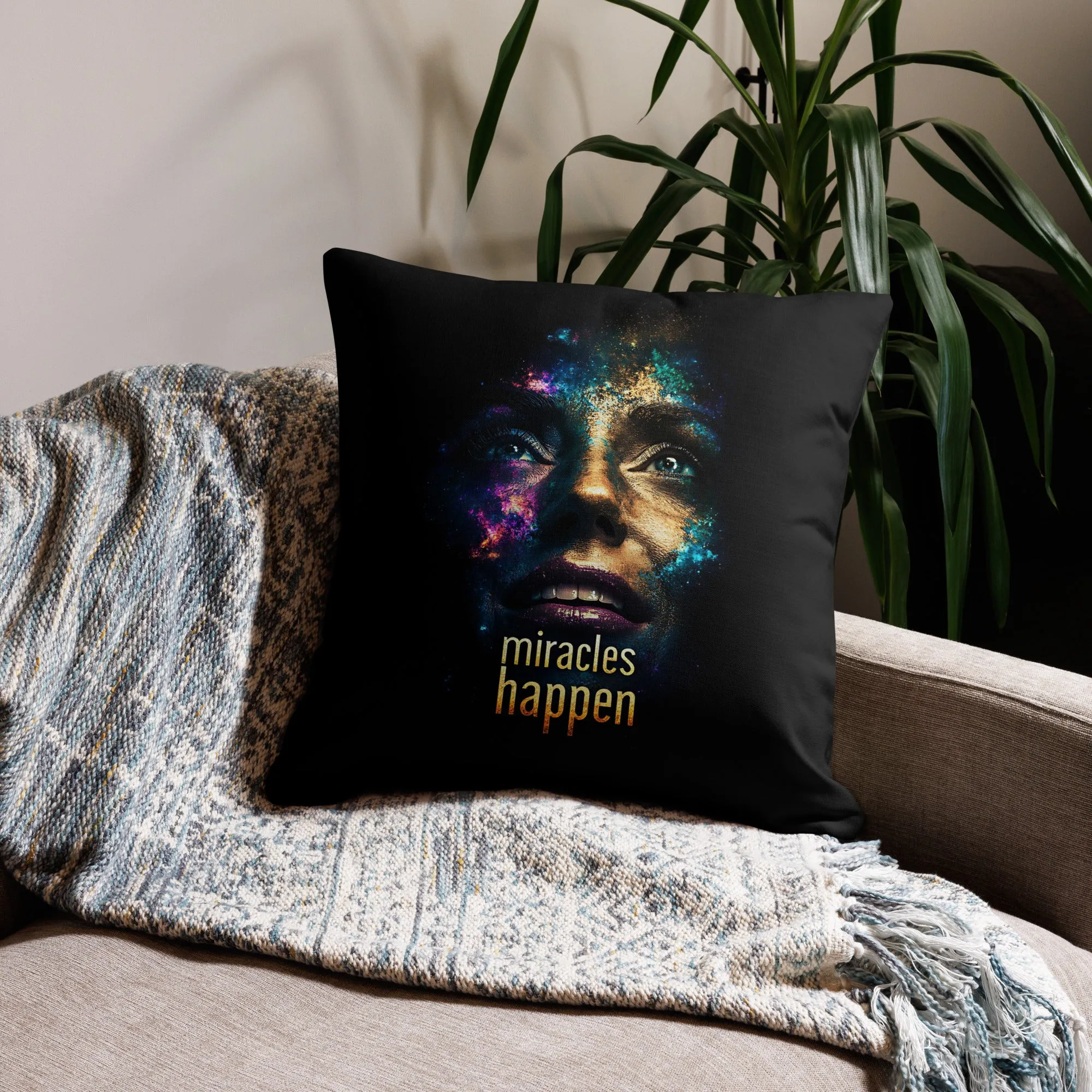 Miracles Happen Edition 1 Premium Pillow