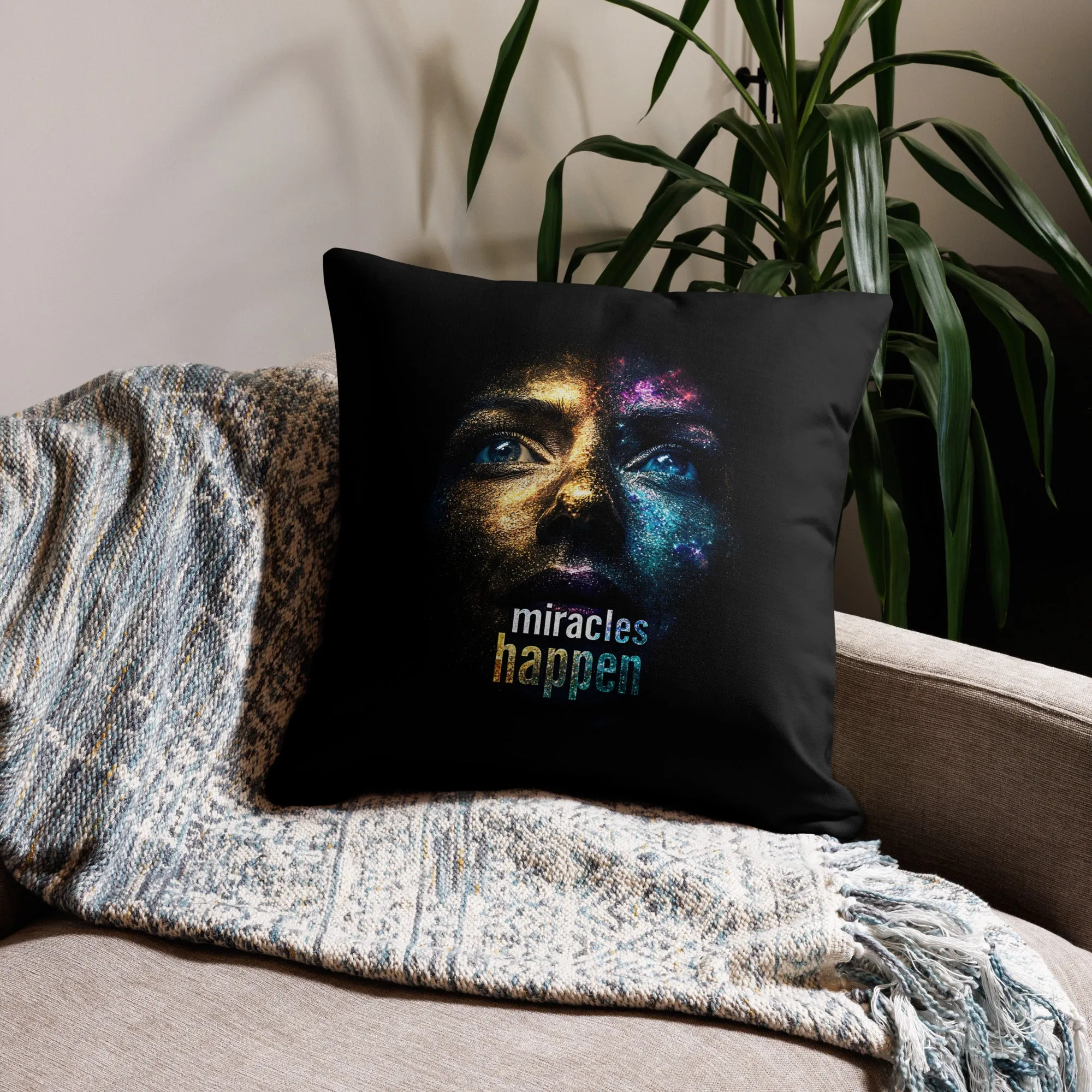 Miracles Happen Edition 1 Premium Pillow