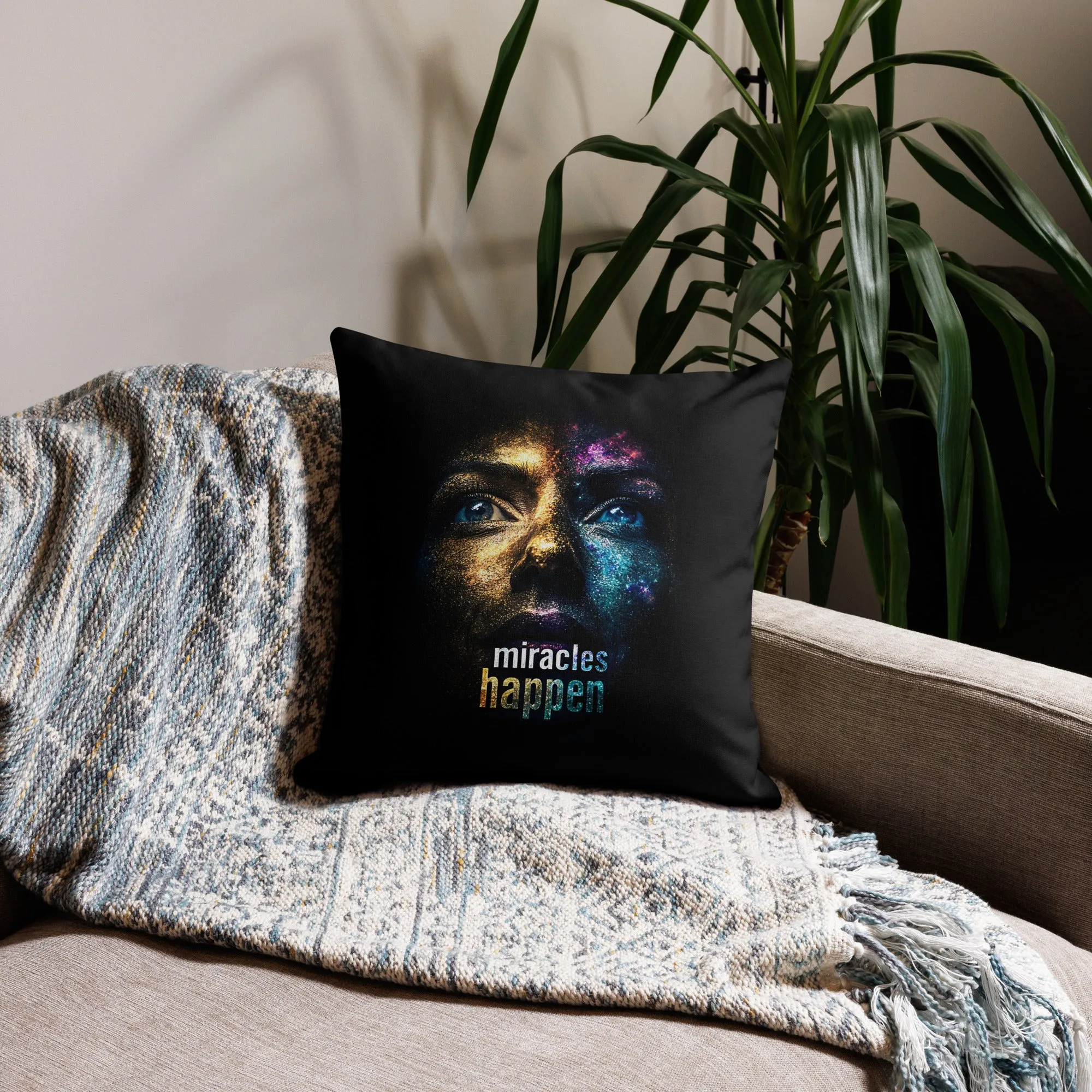 Miracles Happen Edition 1 Premium Pillow