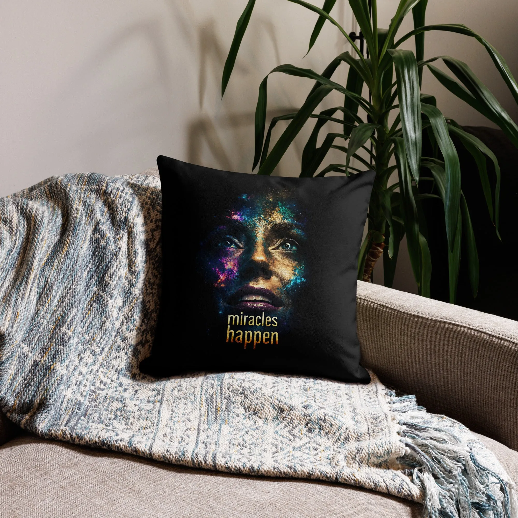 Miracles Happen Edition 1 Premium Pillow