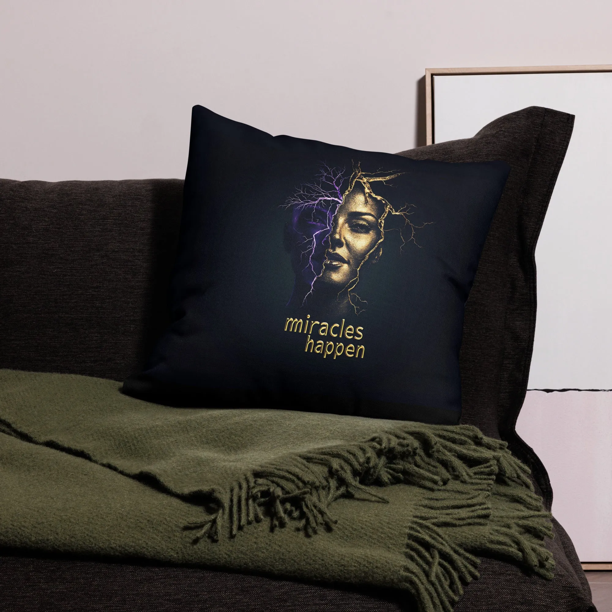Miracles Happen Edition 2 Premium Pillow