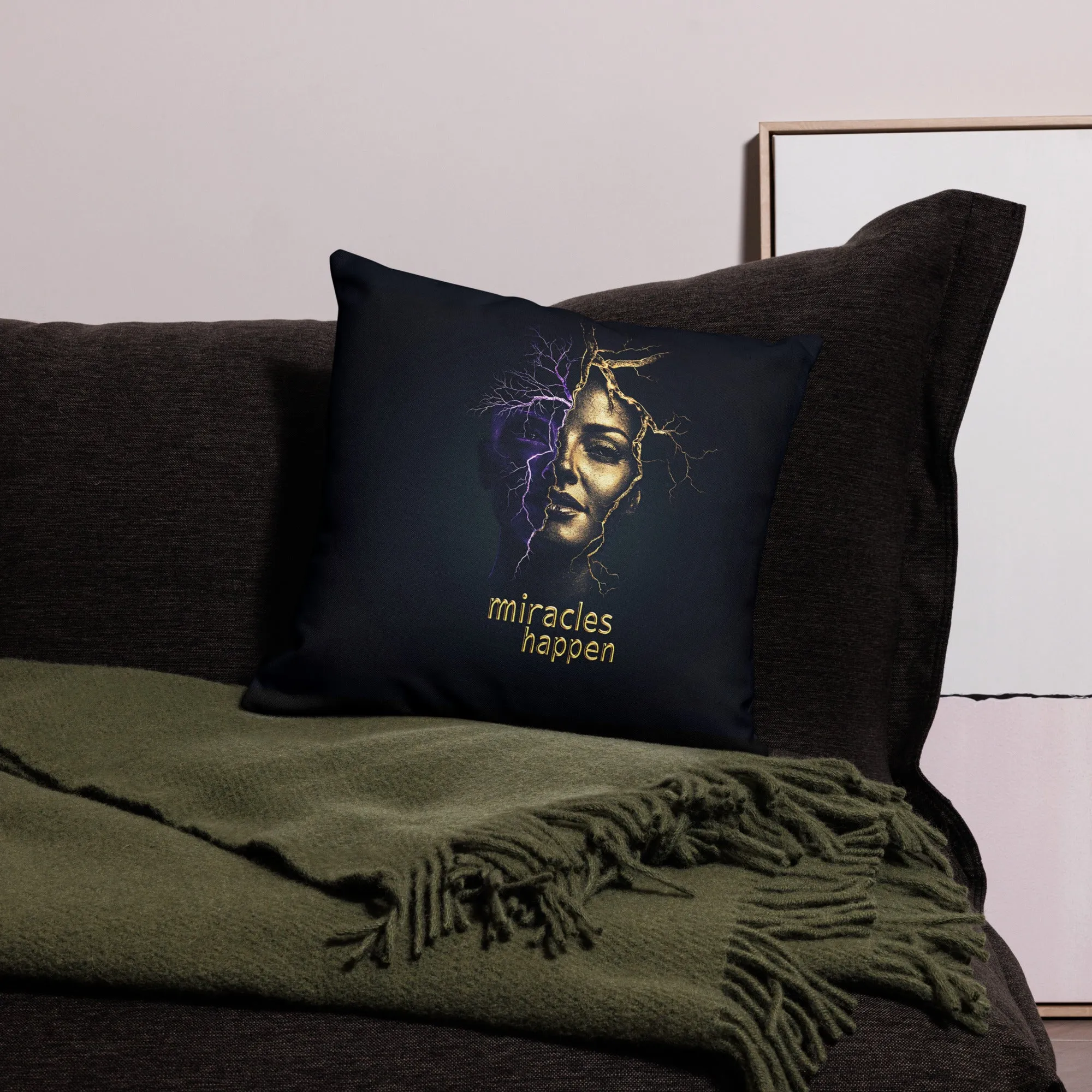 Miracles Happen Edition 2 Premium Pillow