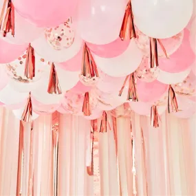 Mix It Up Pink Blush Balloon Ceiling Decorating Kit