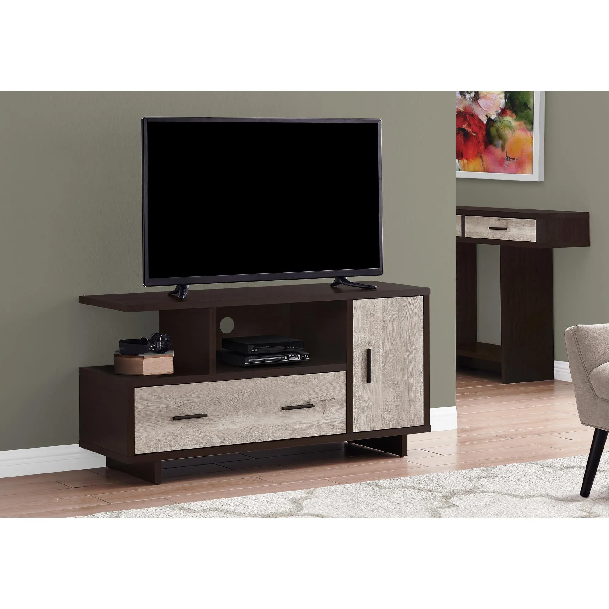 Monarch Meuble pour téléviseur avec gestion de câblage I 2805