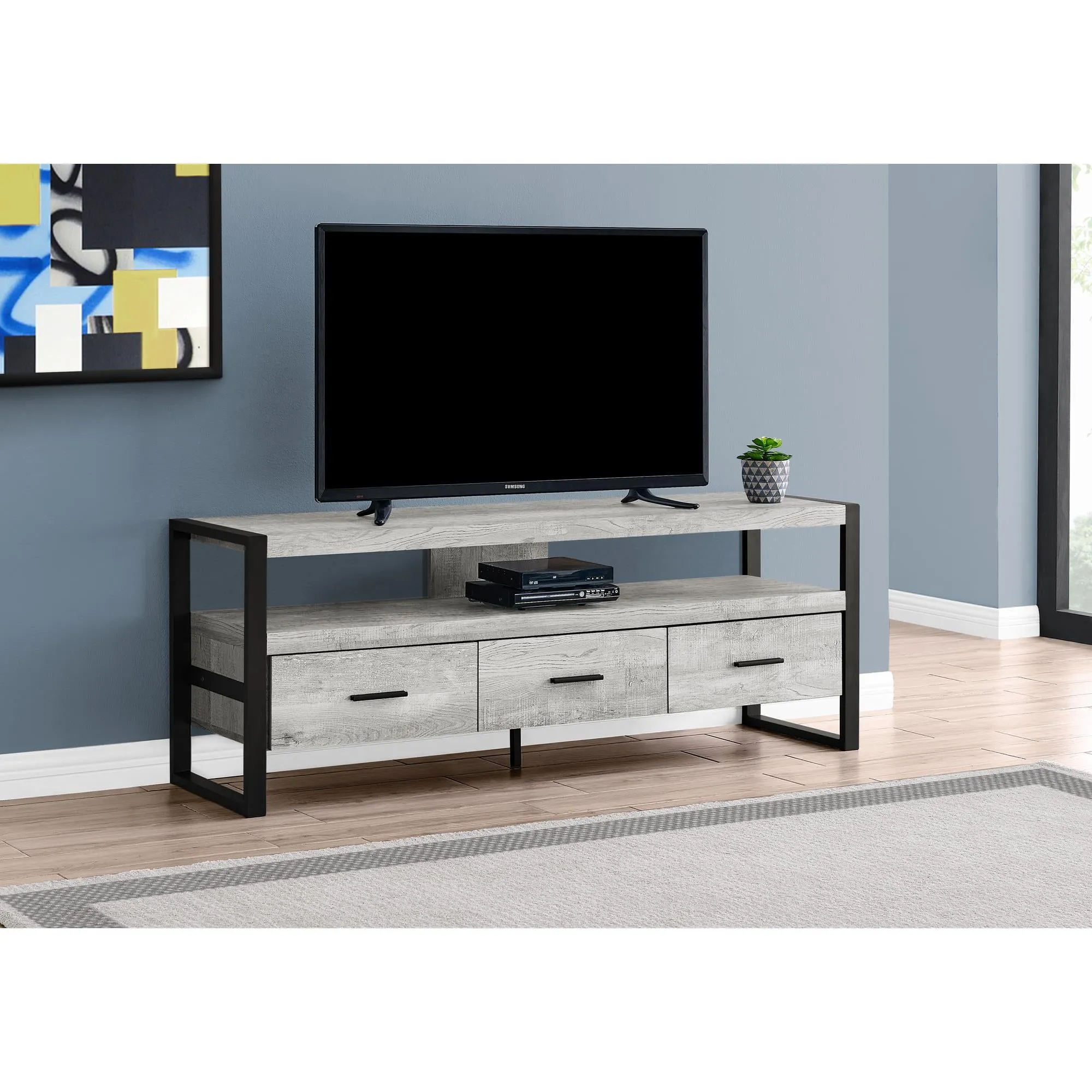 Monarch Meuble pour téléviseur avec gestion de câblage I 2821
