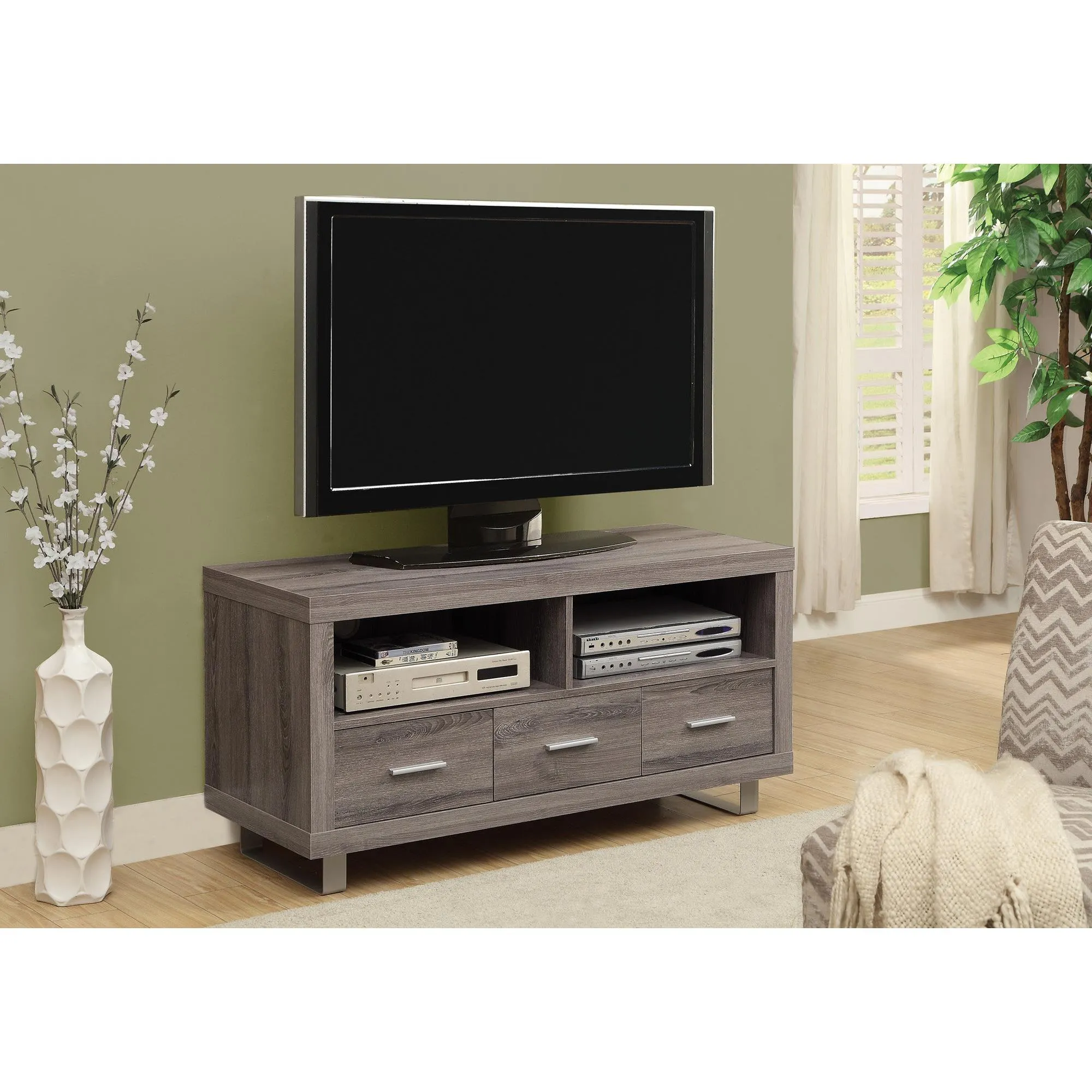 Monarch Meuble pour téléviseur avec gestion de câblage I 3250