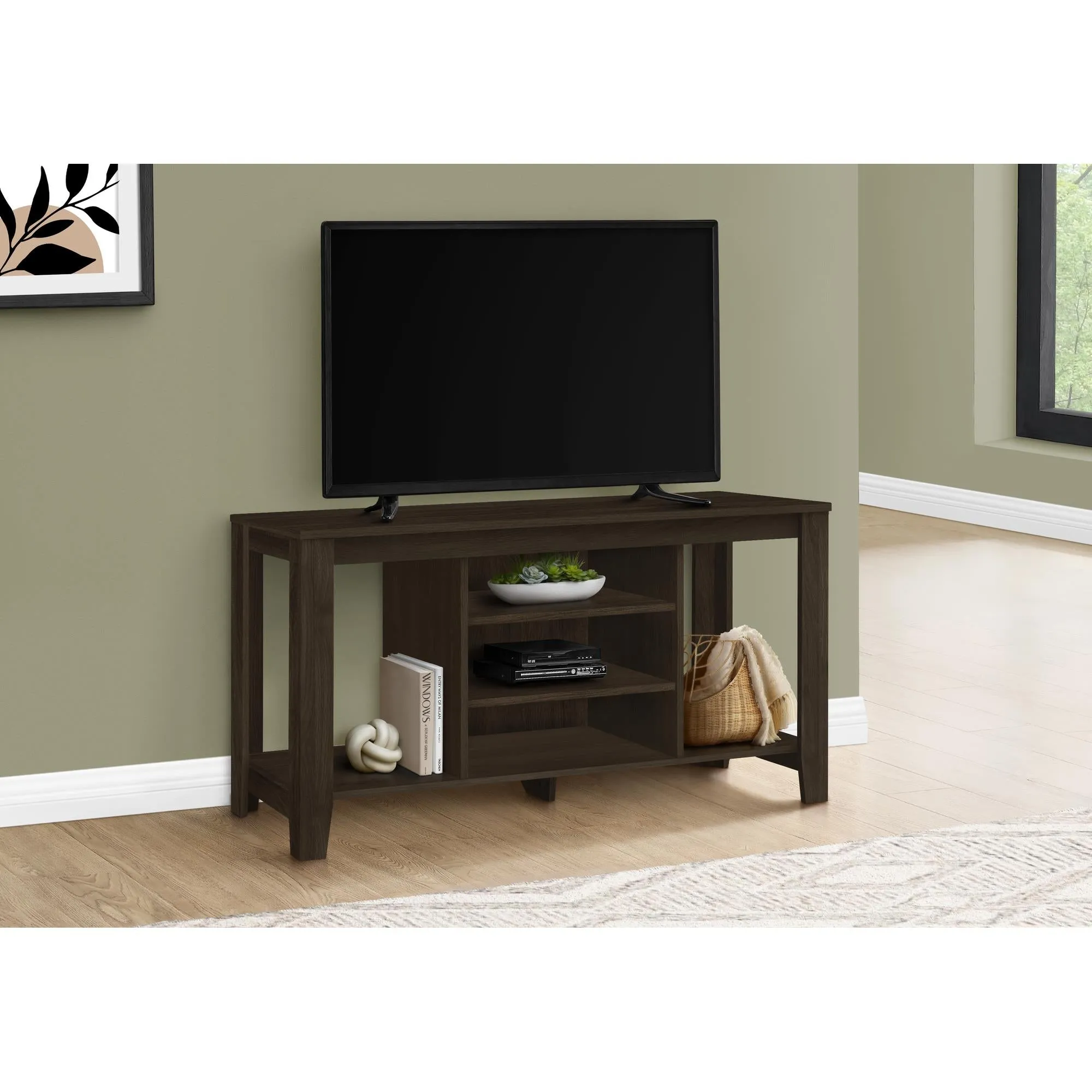 Monarch Meuble pour téléviseur avec gestion de câblage I 3529