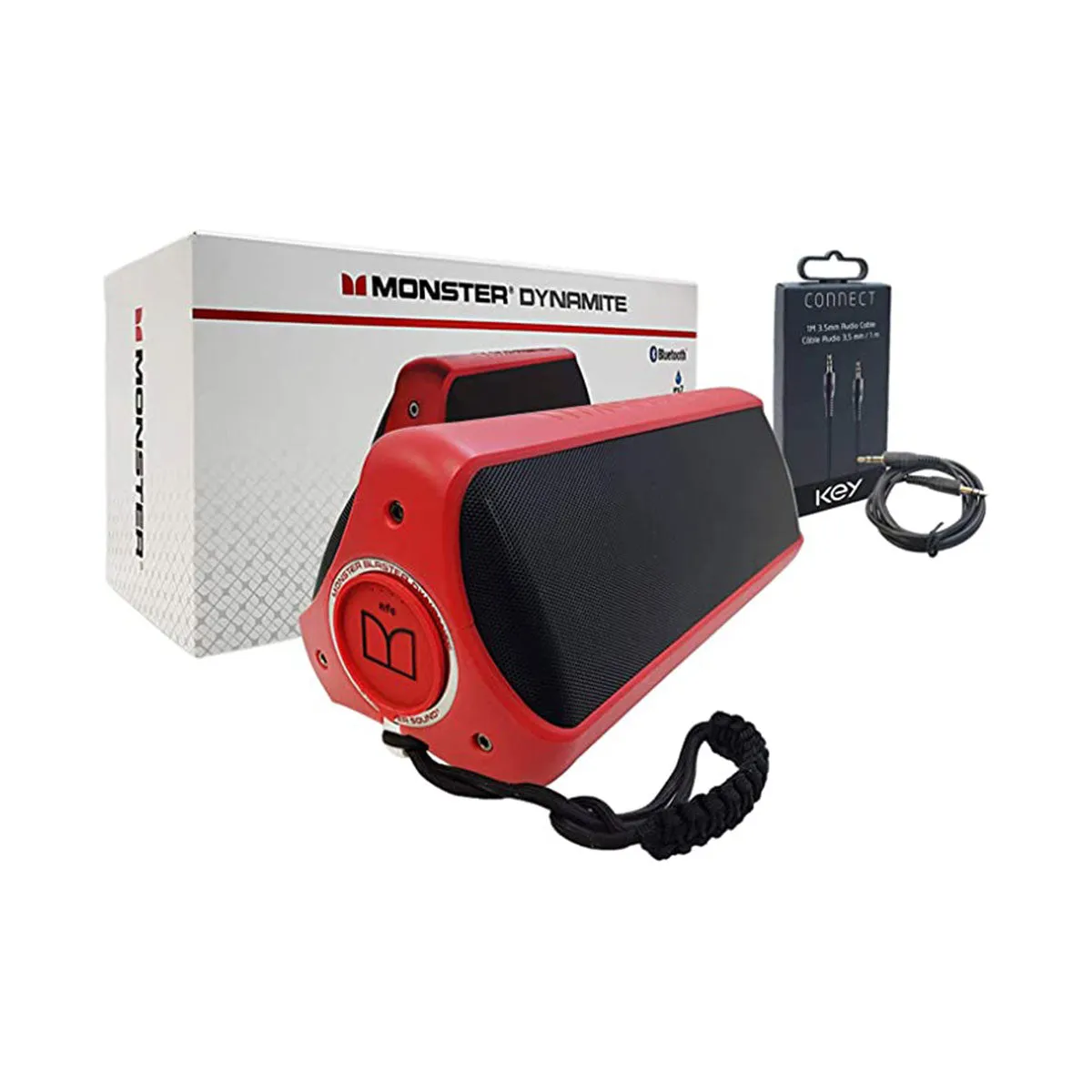 Monster Dynamite Bluetooth Speaker - Black/Red
