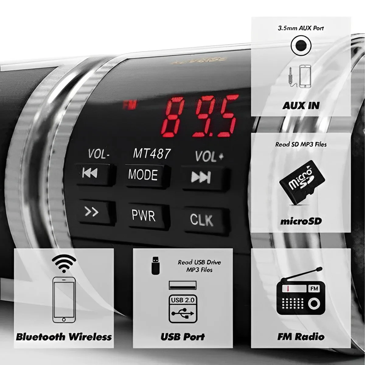 Motorcycle Bluetooth Speakers