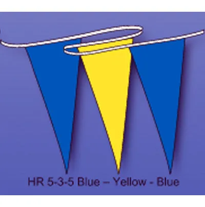 Multicolored Hurricane Pennant/Streamer