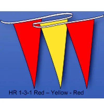 Multicolored Hurricane Pennant/Streamer