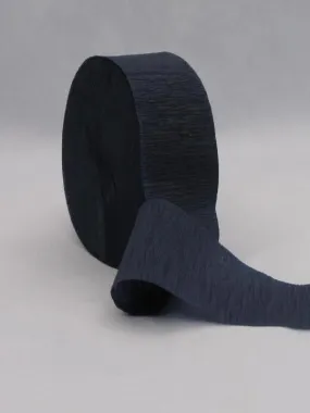 Navy Crepe Paper Streamer 150' Long