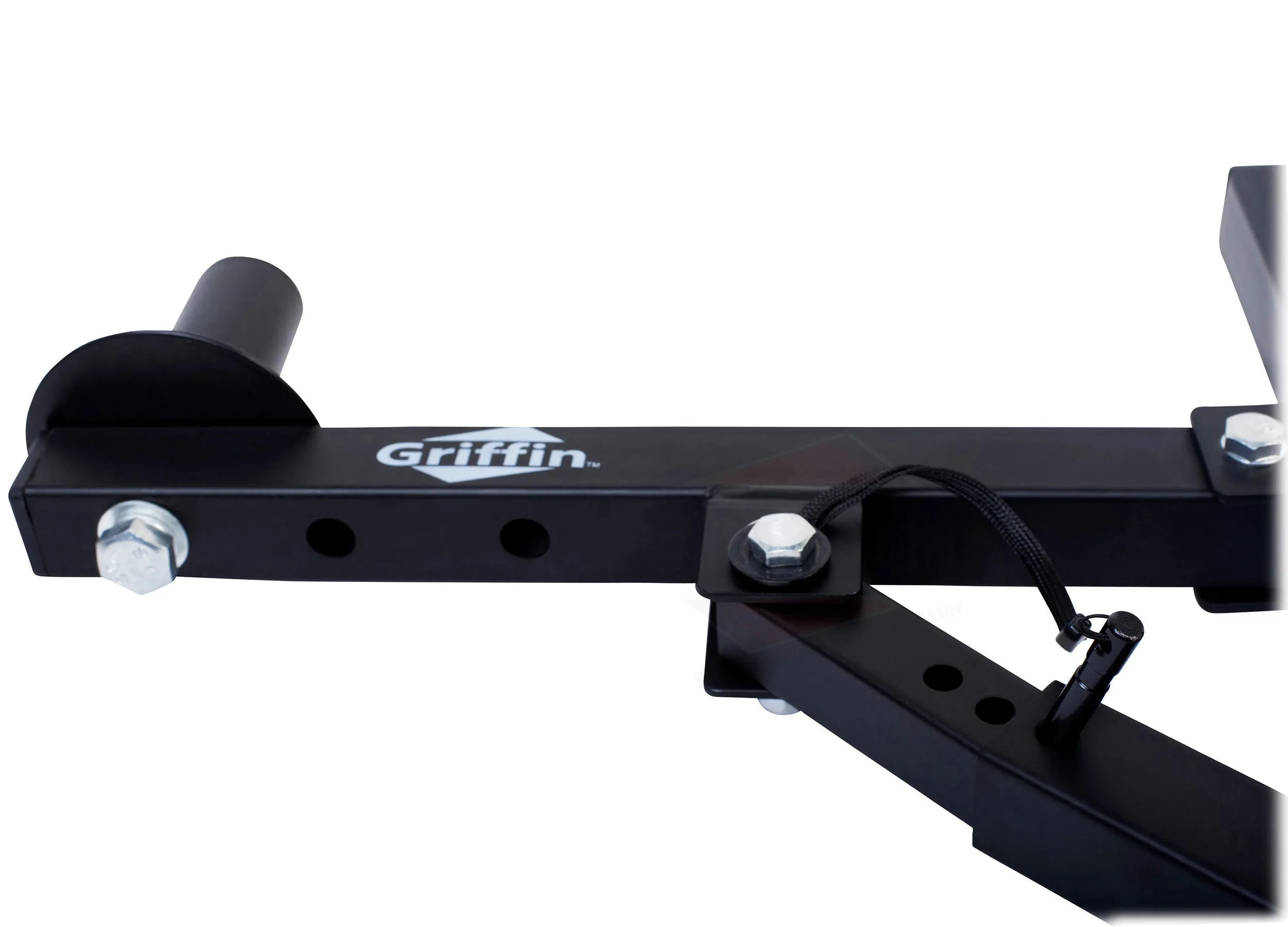 PA Speaker Wall Mount Bracket Stands (6 PACK) by GRIFFIN - All-Steel Pro-Audio 35mm Pole Holders with Securing Locking Pin & 3-Level Tilt Adjustments - DJ On-Stage Studio Monitor Holders