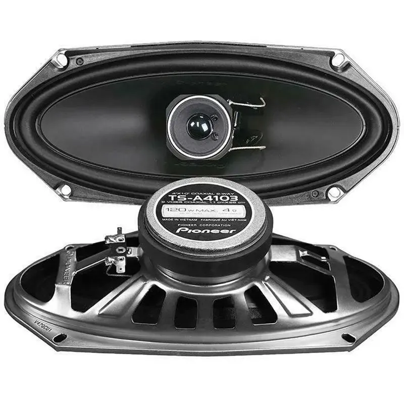Pioneer TS-A4103 4" x 10" 2-way A-Series 120 Watts Max Coaxial Car Speakers