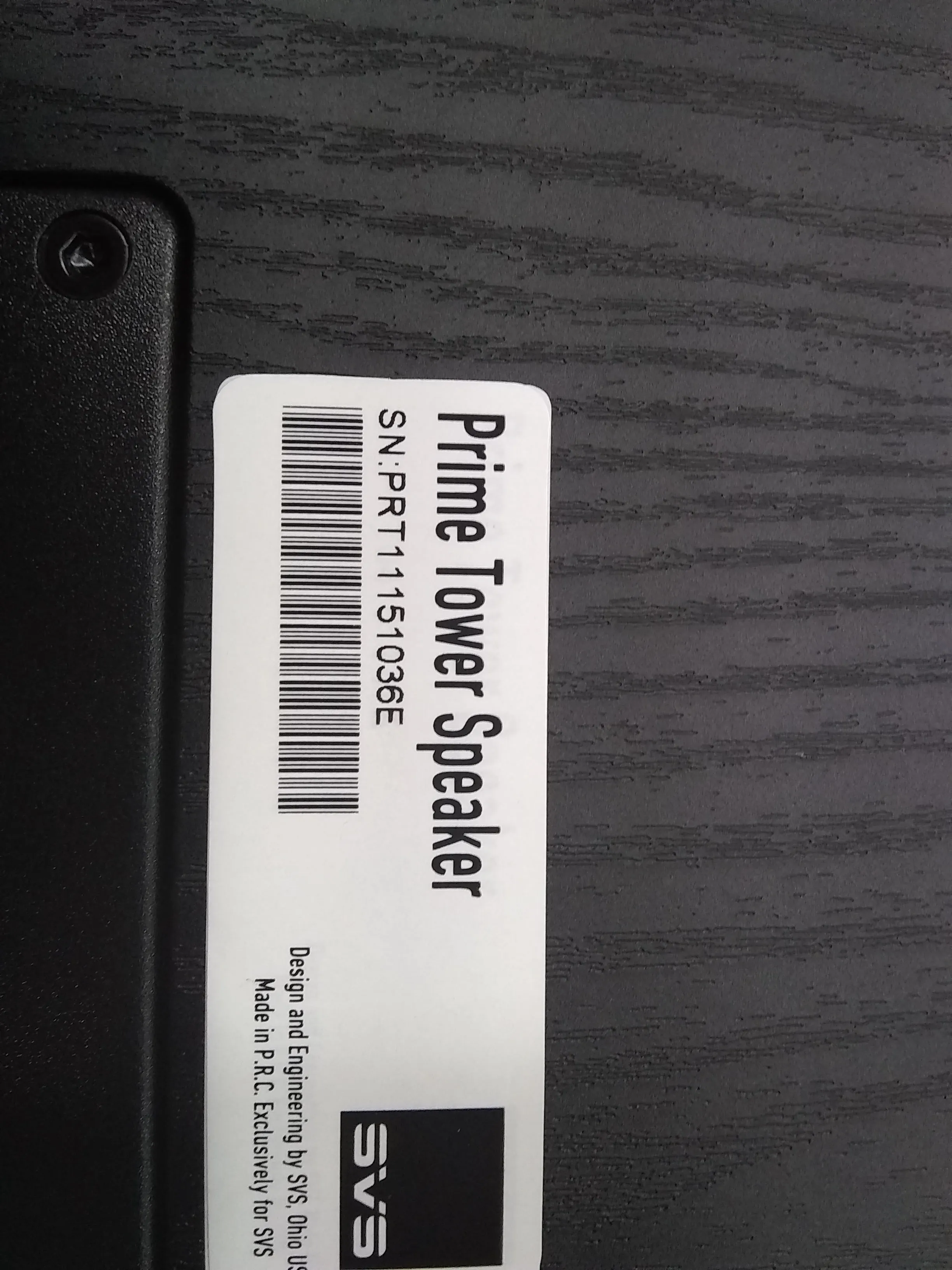 Prime Tower - Black Ash - Outlet - 1036