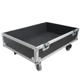 ProX XS-322127SPW Universal Line Array Speaker Flight Case with Caster Wheels – Holds QSC KS118