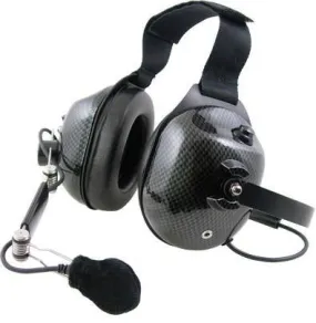 Pryme HDS-EMC Carbon Fiber Dual Earmuff Headset, Fits Motorola