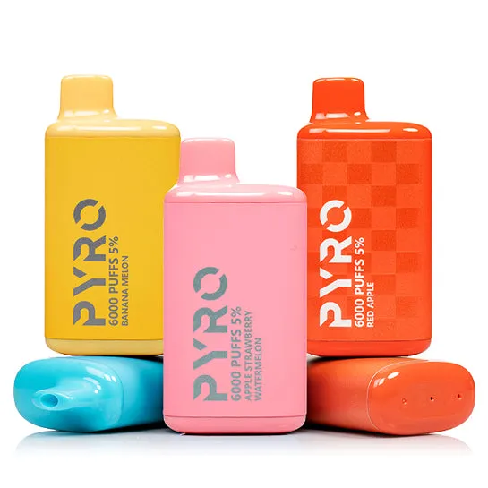 Pyro Disposable Vape Pens - 6,000 Puffs