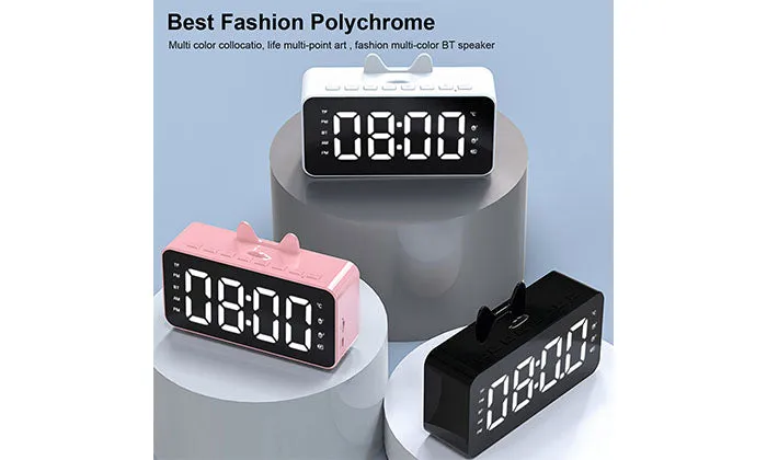 Q9 BT Clock Digital Speaker - Black