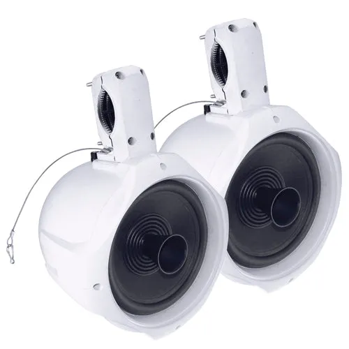 QPower Loaded Marine-Tower Speakers Wht